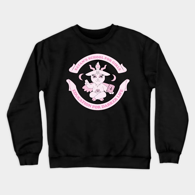 Satan's School For Girls Crewneck Sweatshirt by secondskin